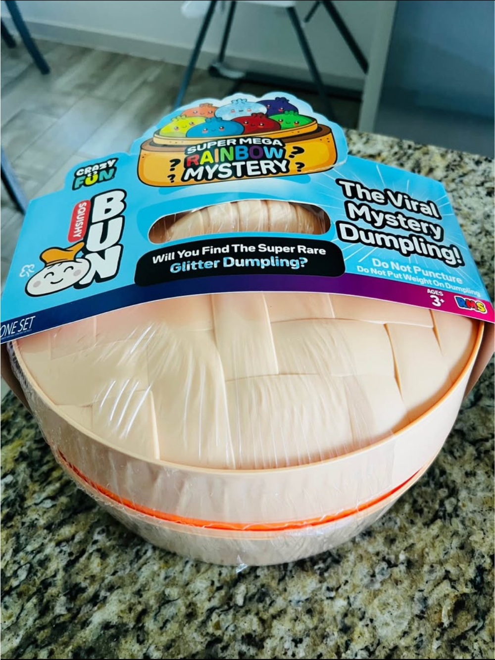 Super Mega Rainbow Mystery Dumpling Toy - Beige